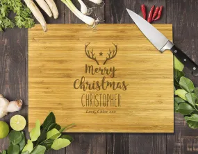 Antler Bamboo Cutting Board 8x11"