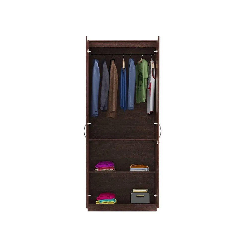 Dulex Medusa Engineered Wood Wardrobe Wenge Finish