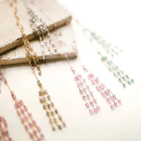 Gemstone Ballet Lariat Necklaces