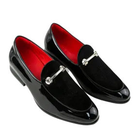 Omar Black Patent Leather Loafers