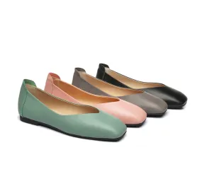 Women Leather Flats Linda